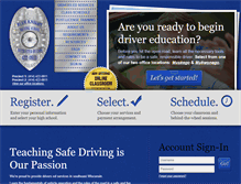 Tablet Screenshot of blueknightdrivingschool.com